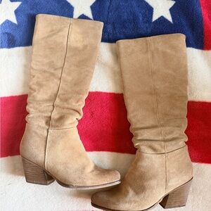 Crown Vintage Tan Heeled Boots